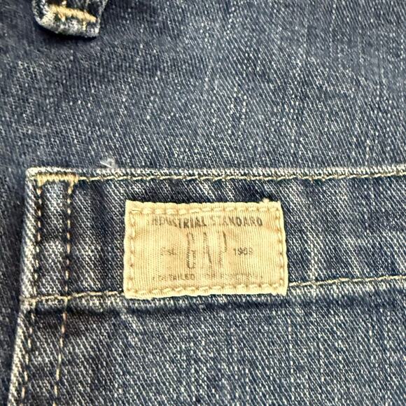 Vintage GAP 33X30 Straight Jeans Blue Denim Rugged‎ Distressed Urban Utility 90s - Picture 4 of 9